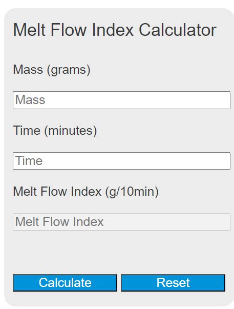 Melt Flow Indexer importer|melt flow index calculator.